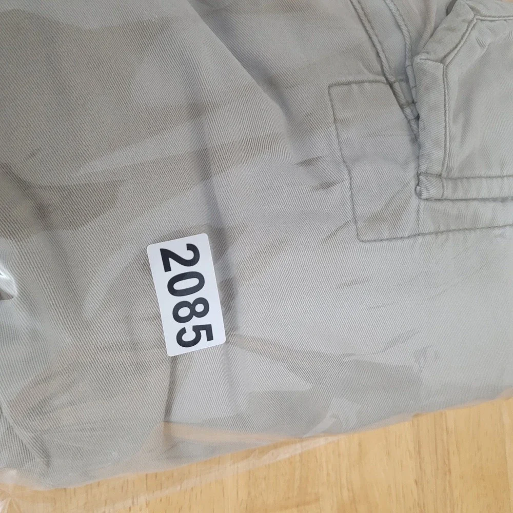 Polo Ralph Lauren Men's Khaki Cargo Shorts Classic‎ Fit Size 36 Cotton FLAW
